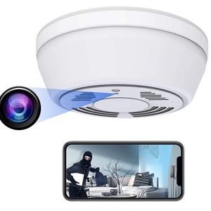 Hidden Camera Smoke Detector - Spy Camera 180 Days Standby Mini HD 1080P WiFi